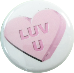 Luv u heart button